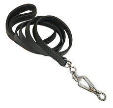 Soft Touch Black | Leather Dog Leash