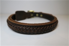 The Braid One | Leather Dog Collar