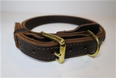 The Braid One | Leather Dog Collar