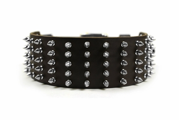 Wide Spike | Spiked Dog Collar