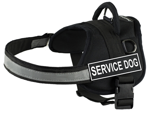 Certified Service Dog Large Nylon Velcro Patches by Dean & Tyler. 