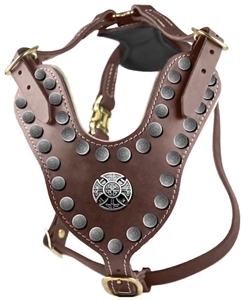 The Crusader | Leather Dog Harness