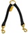 Rolled Leather Dog Leash Coupler